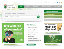 Tablet Screenshot of landerd.nl
